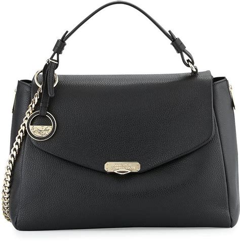 versace pebbled leather top handle satchel|Versace Pebbled Leather Satchel Bag, Black .